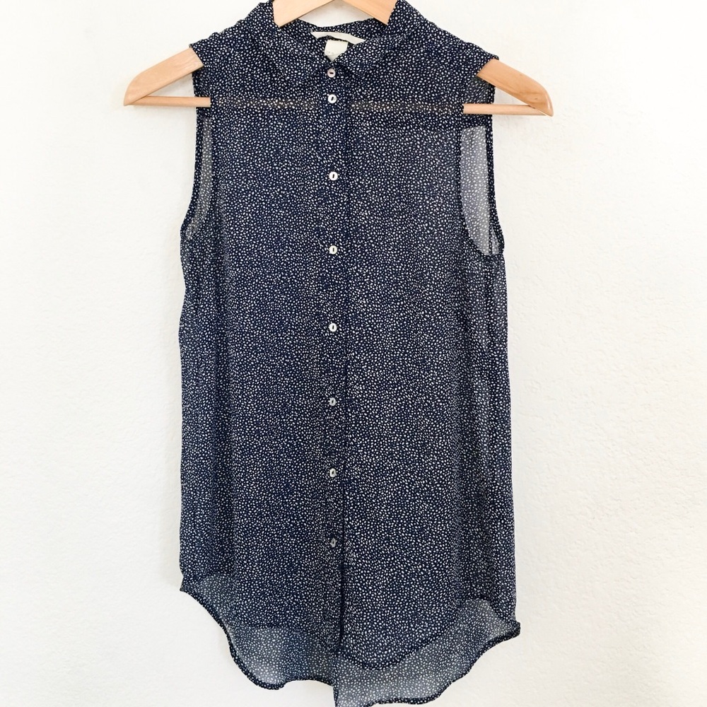 H&M Speckled Blouse